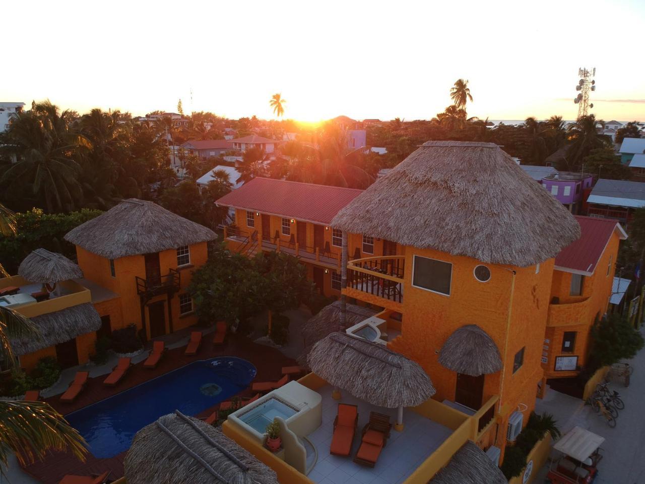 Seaside Cabanas Hotel Caye Corker Exteriör bild