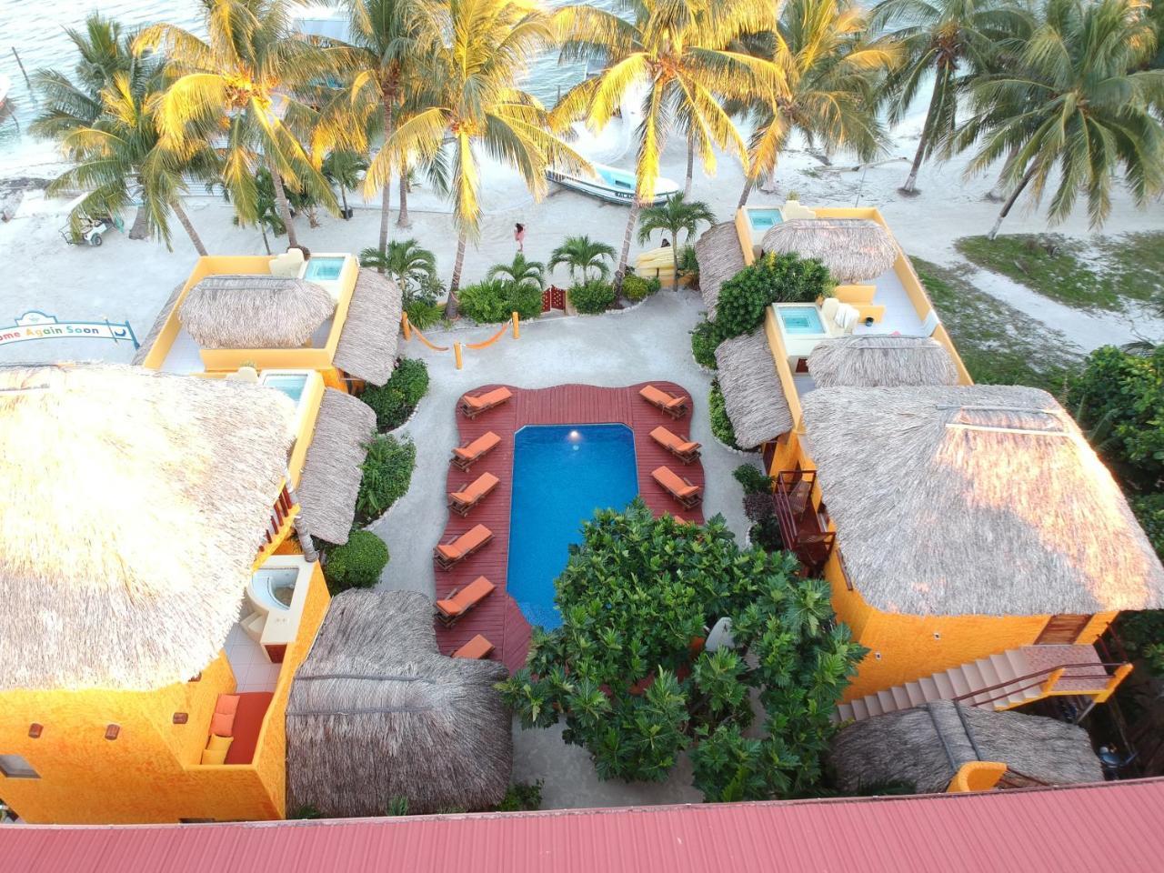 Seaside Cabanas Hotel Caye Corker Exteriör bild