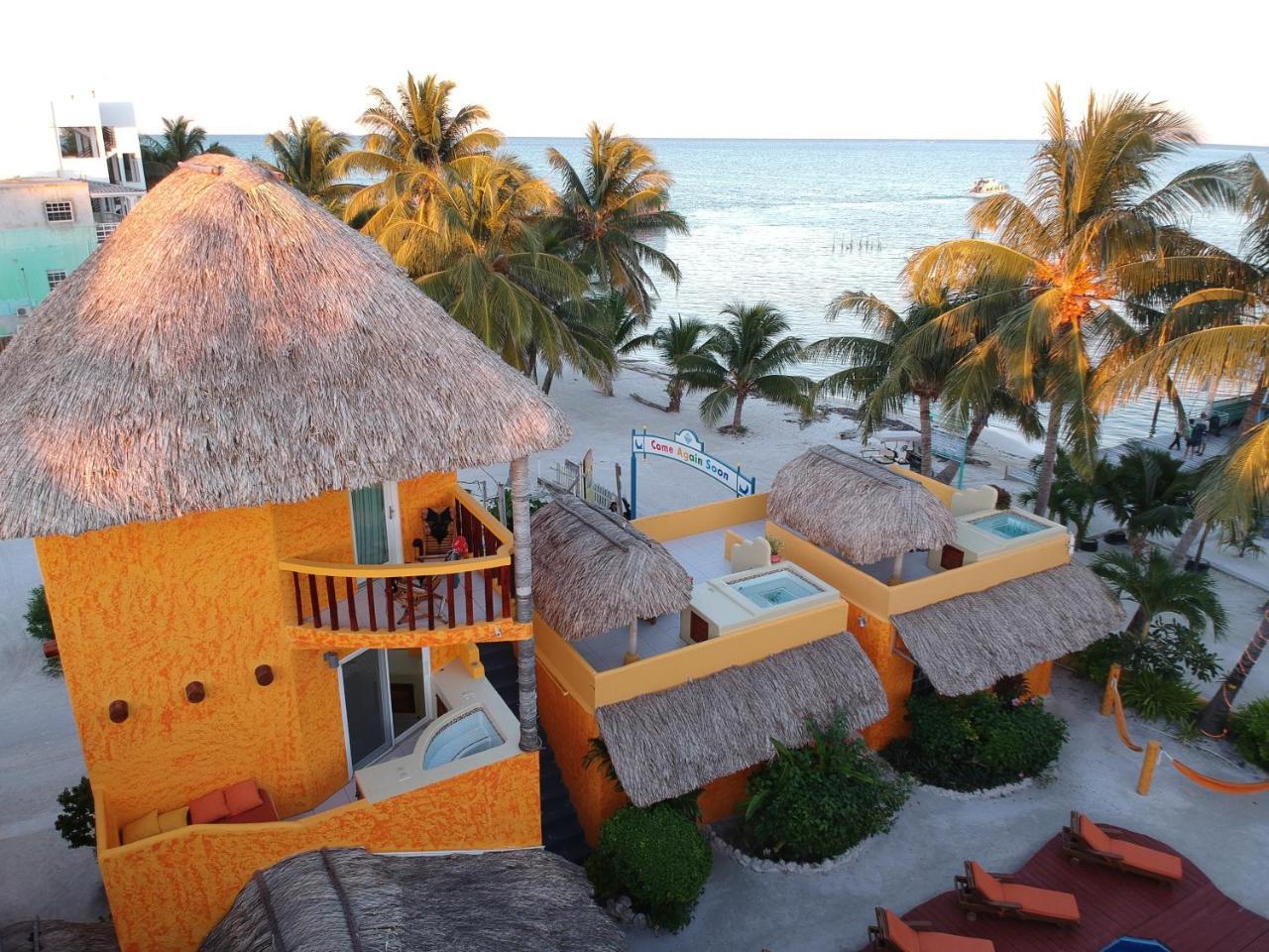 Seaside Cabanas Hotel Caye Corker Exteriör bild